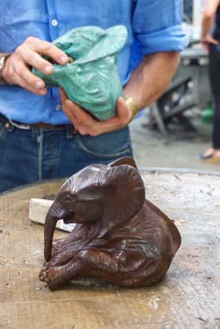 Elephant, bronze, @aurelienraynaud